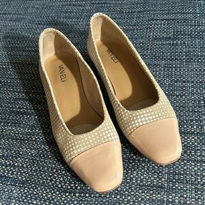 Vaneli Frankie Suede Checkered Flats size 9.5N